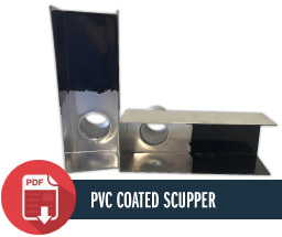 PVC Coated Box Scupper